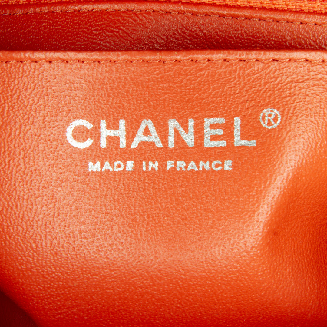Chanel Mini Rectangular Classic Cuir d’agneau Simple rabat