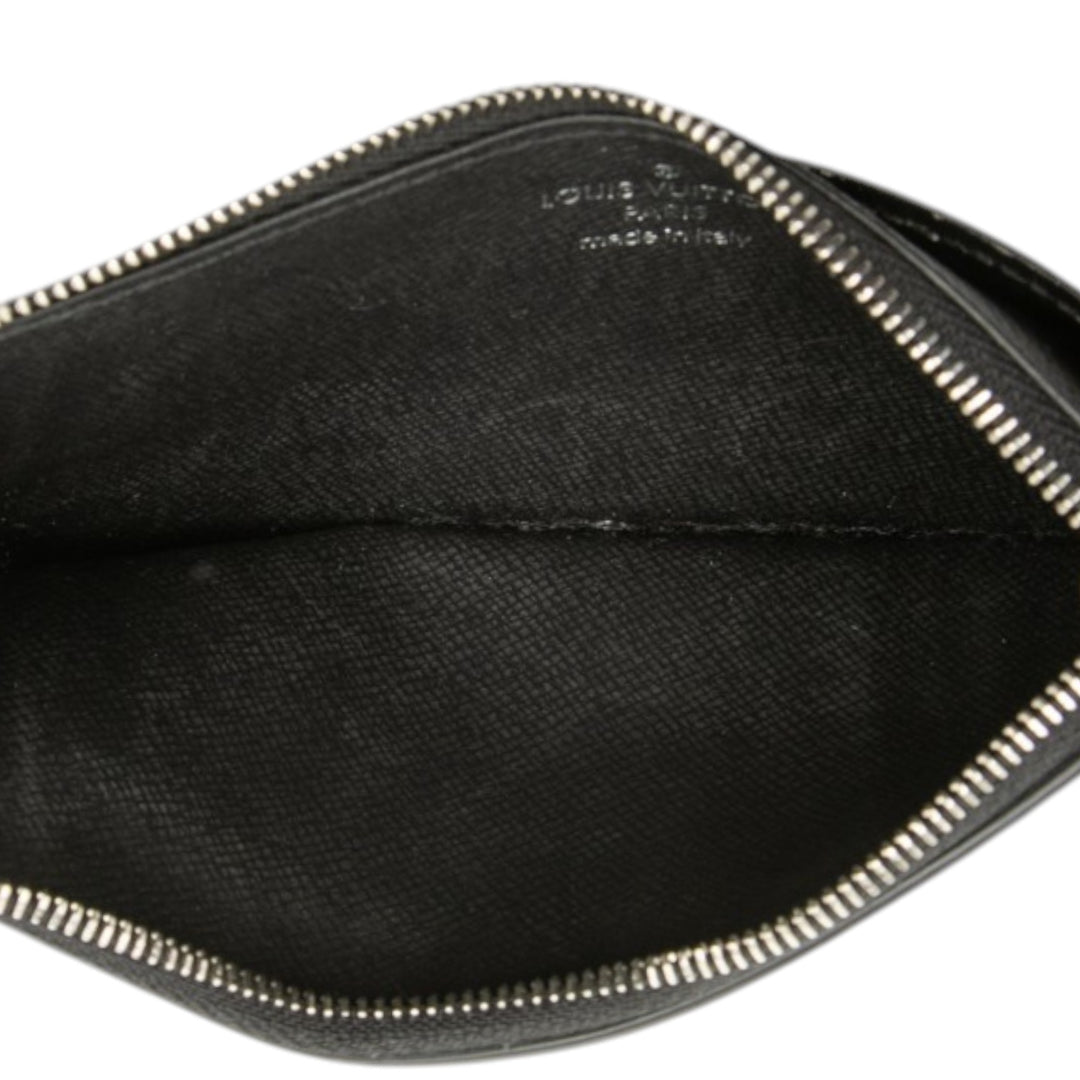 Louis Vuitton Monogram Eclipse Taigarama Coin Card Holder