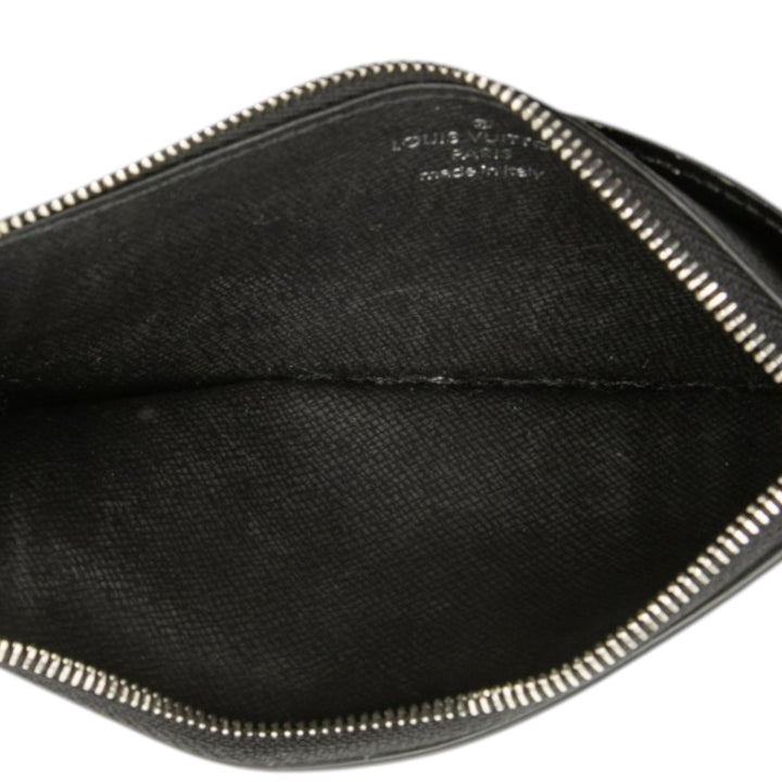 Louis Vuitton Monogram Eclipse Taigarama Coin Card Holder