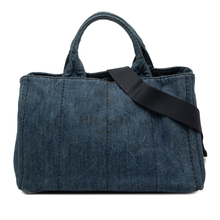 Prada Jean Canapa Logo Cabas