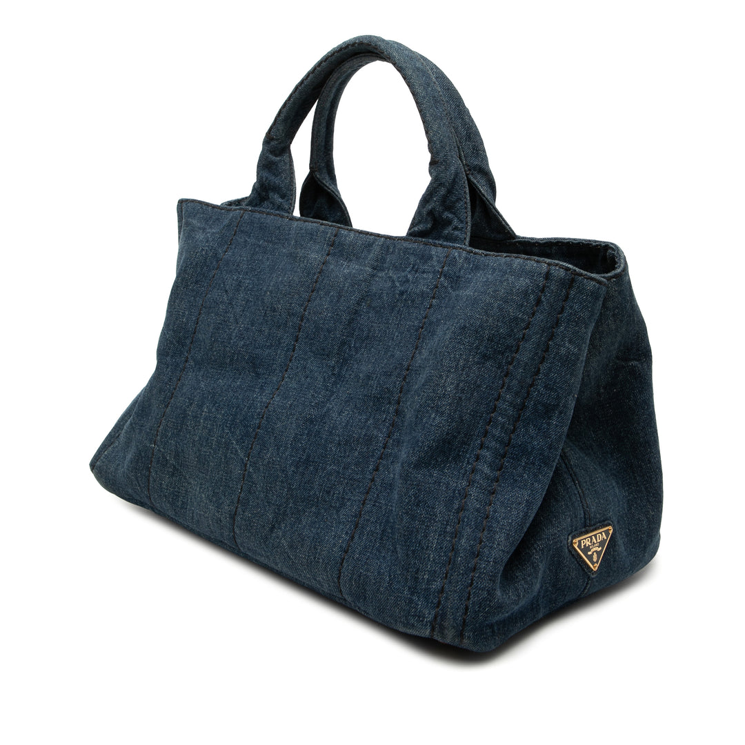 Prada Jean Canapa Logo Cabas