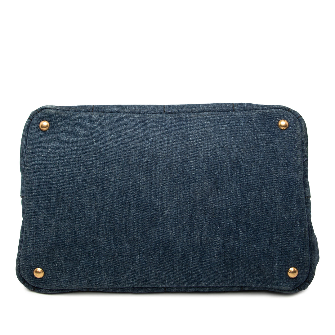 Prada Jean Canapa Logo Cabas