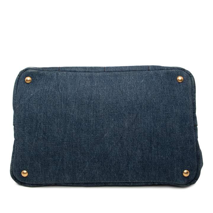 Prada Jean Canapa Logo Cabas