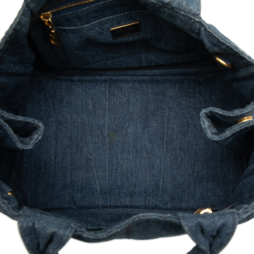 Prada Jean Canapa Logo Cabas