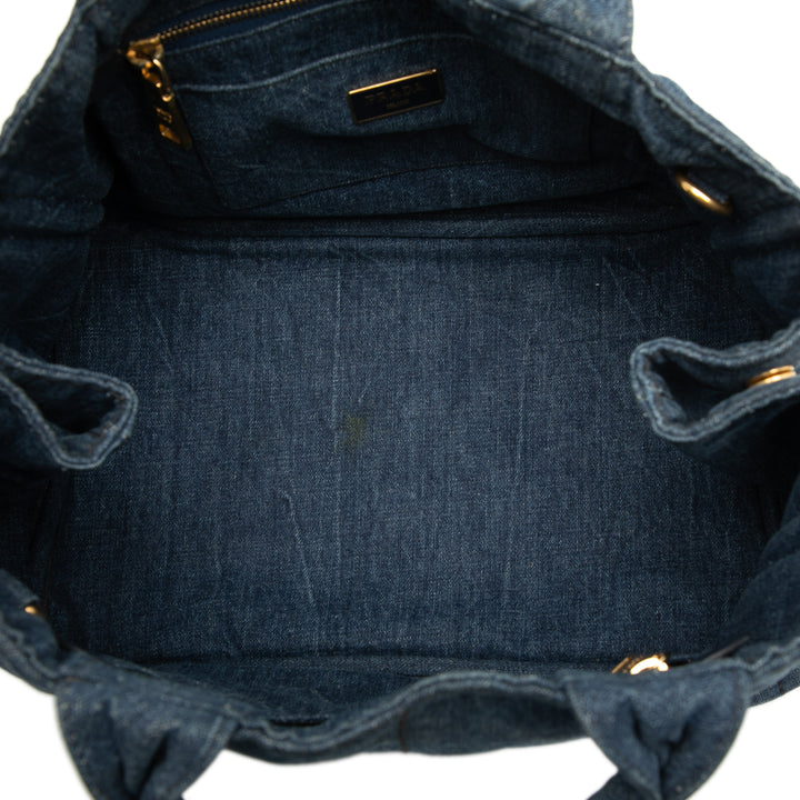 Prada Jean Canapa Logo Cabas