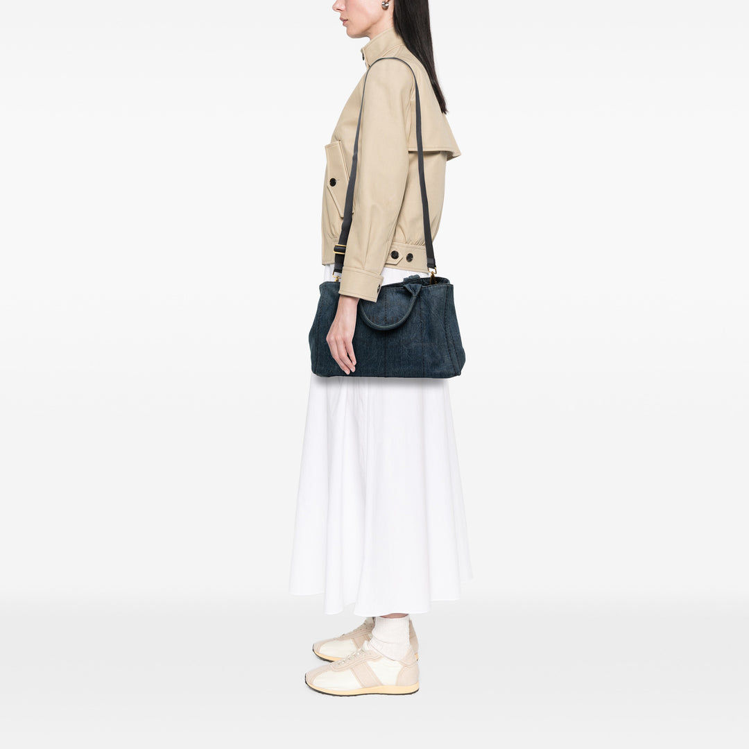 Prada Jean Canapa Logo Cabas
