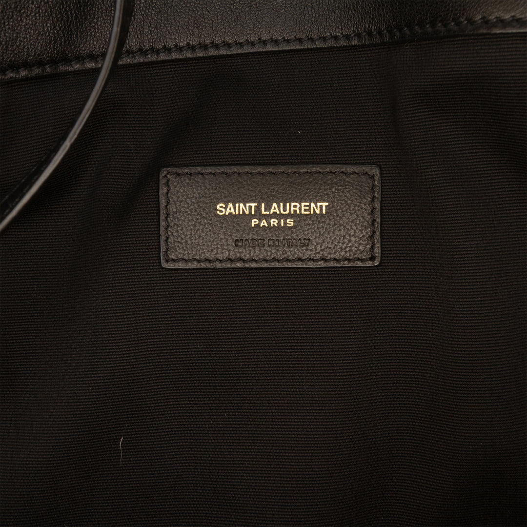 Matelassé Jamie Cabas Petit Cuir d'agneau Noir