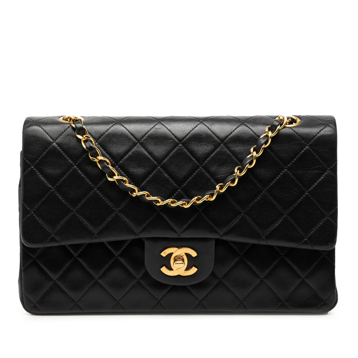 Chanel Medium Classic Cuir d’agneau Double rabat