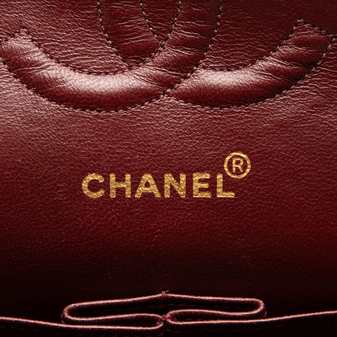 Chanel Medium Classic Cuir d’agneau Double rabat