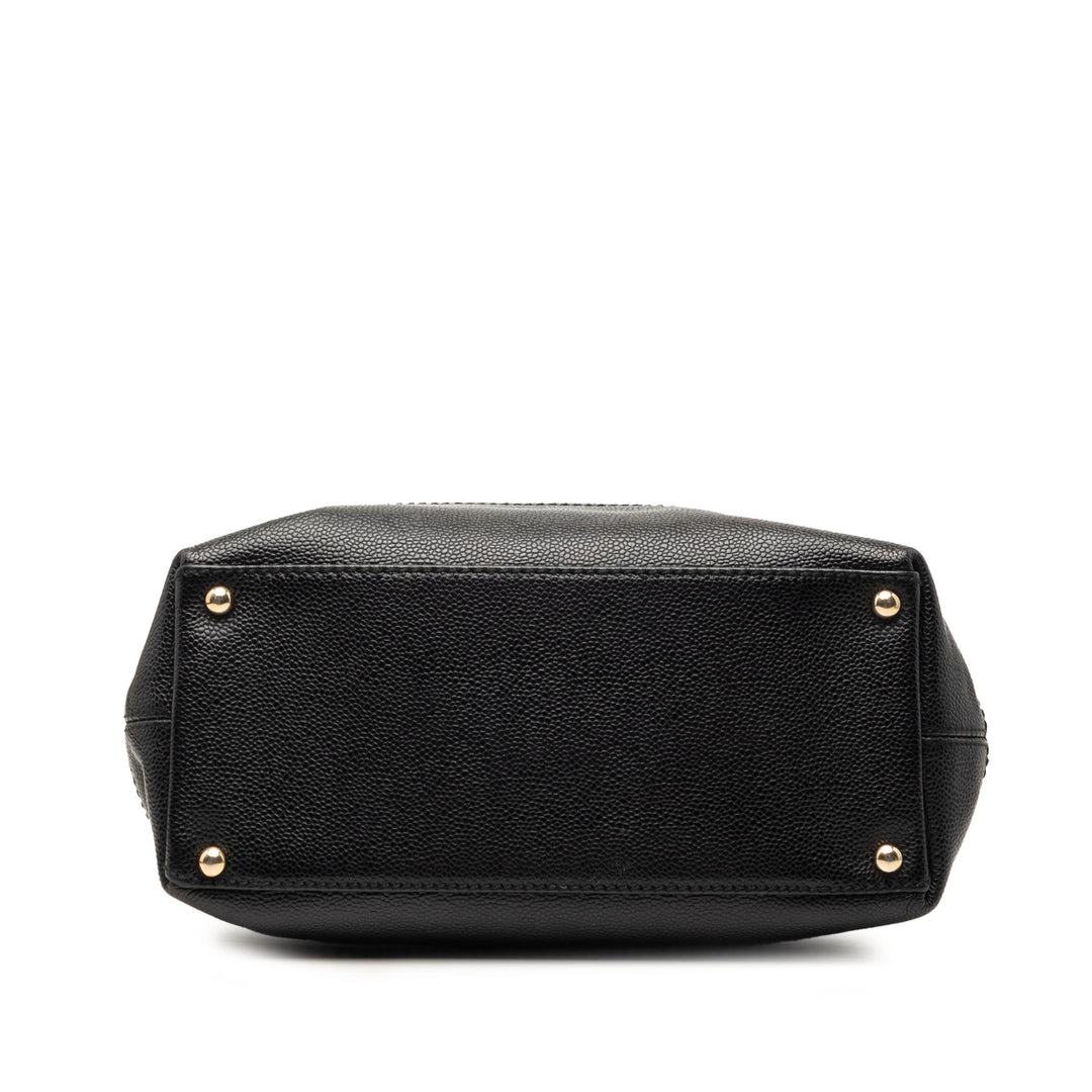 Chanel CC Caviar Drawstring Cabas