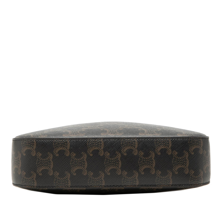 Triomphe Sac caméra Petit Triomphe enduite Marron