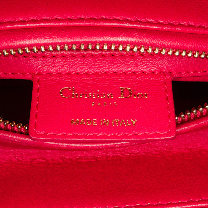 Medium Tweed Macrocannage Lady Dior Pink - Gaby Paris