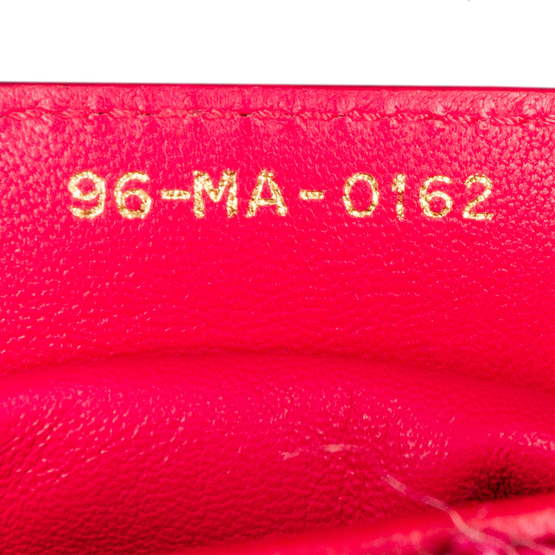 Medium Tweed Macrocannage Lady Dior Pink - Gaby Paris