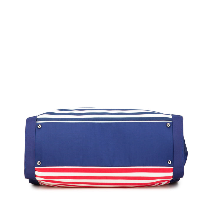 Paris Venice CC Canvas Mariniere Chain Tote Blue - Gaby Paris