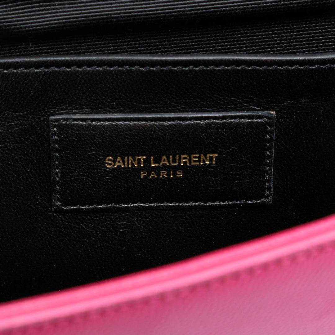 Saint Laurent Grain de Poudre Monogram Cassandre Pochette