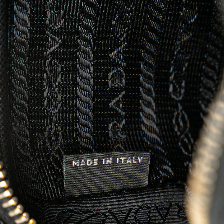 Saffiano Fiocco Bow Camera Bag Black - Gaby Paris