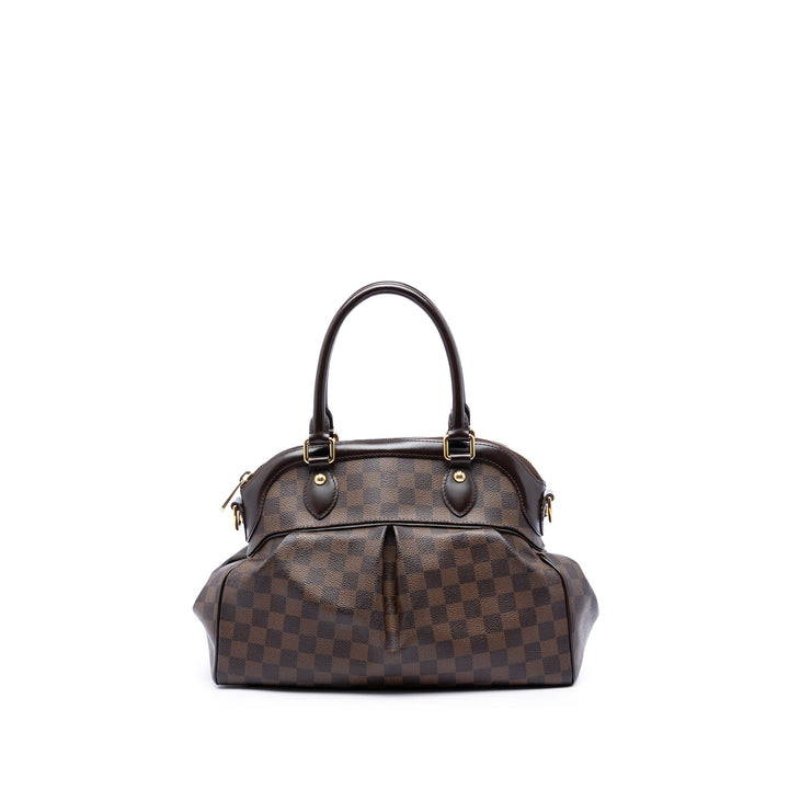 Louis Vuitton Trevi PM Damier Ébène Marron – vue principale – GABY PARIS