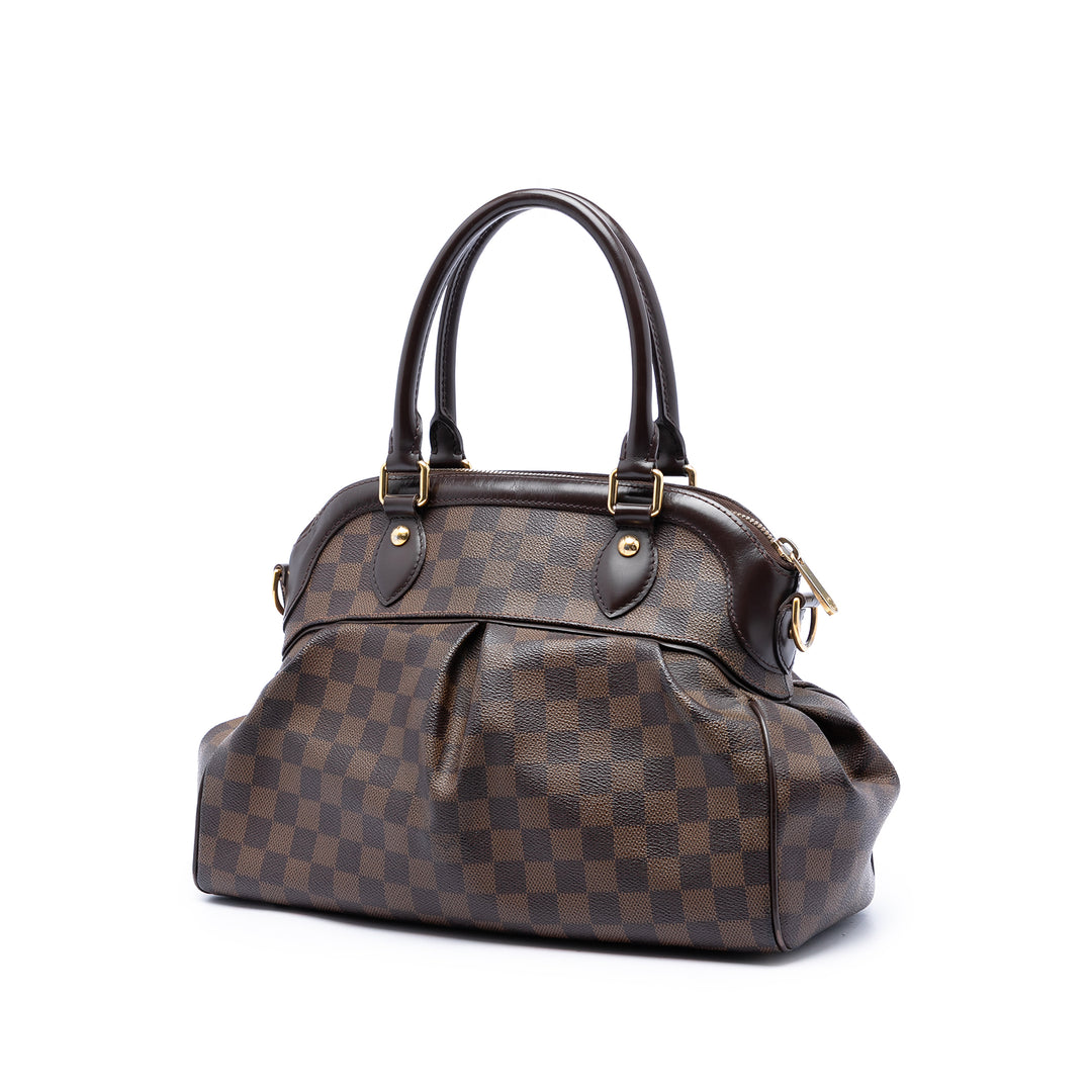 Louis Vuitton Trevi PM Damier Ébène Marron – vue 2 – GABY PARIS