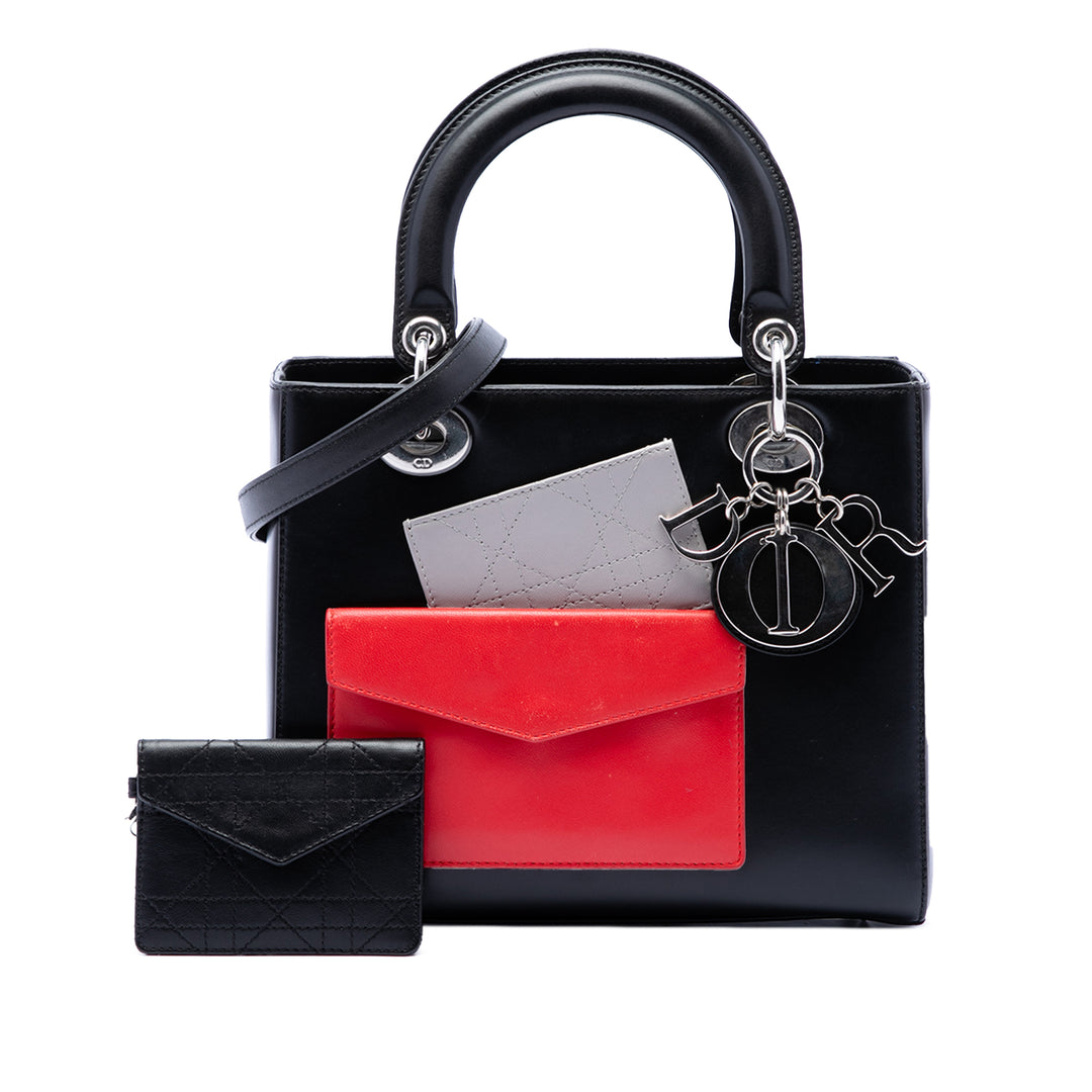 Dior Medium Cuir de veau Pockets Lady Dior