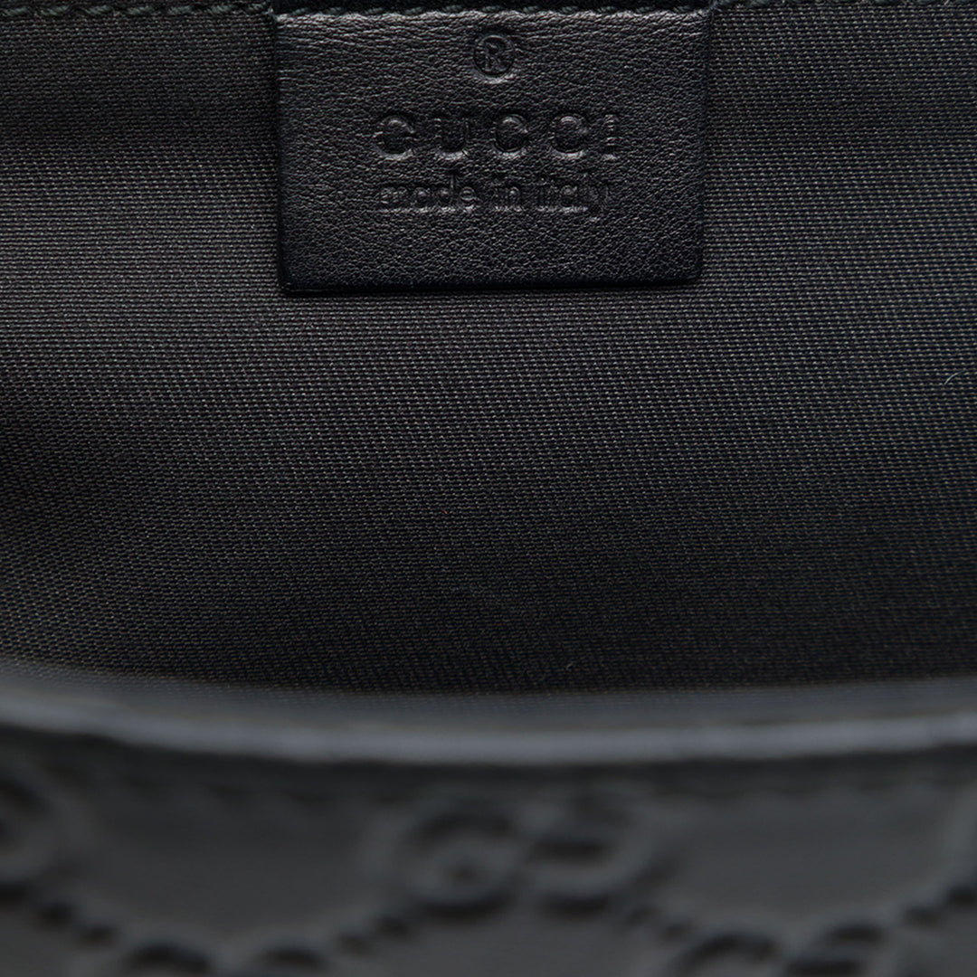 Gucci Porte-documents Guccissima Business Noir – vue 5 – GABY PARIS