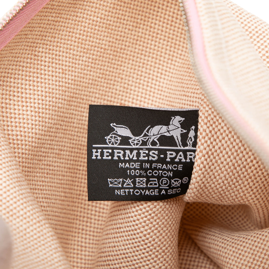 Hermès Large Toile Bain New Yachting Flat Pochette