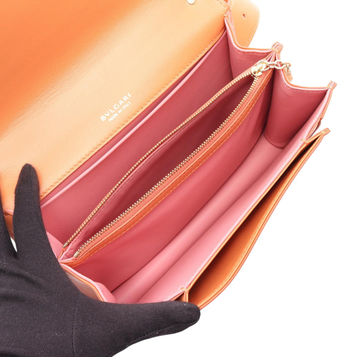 Bvlgari Sac à main Serpenti Forever Orange – vue 3 – GABY PARIS