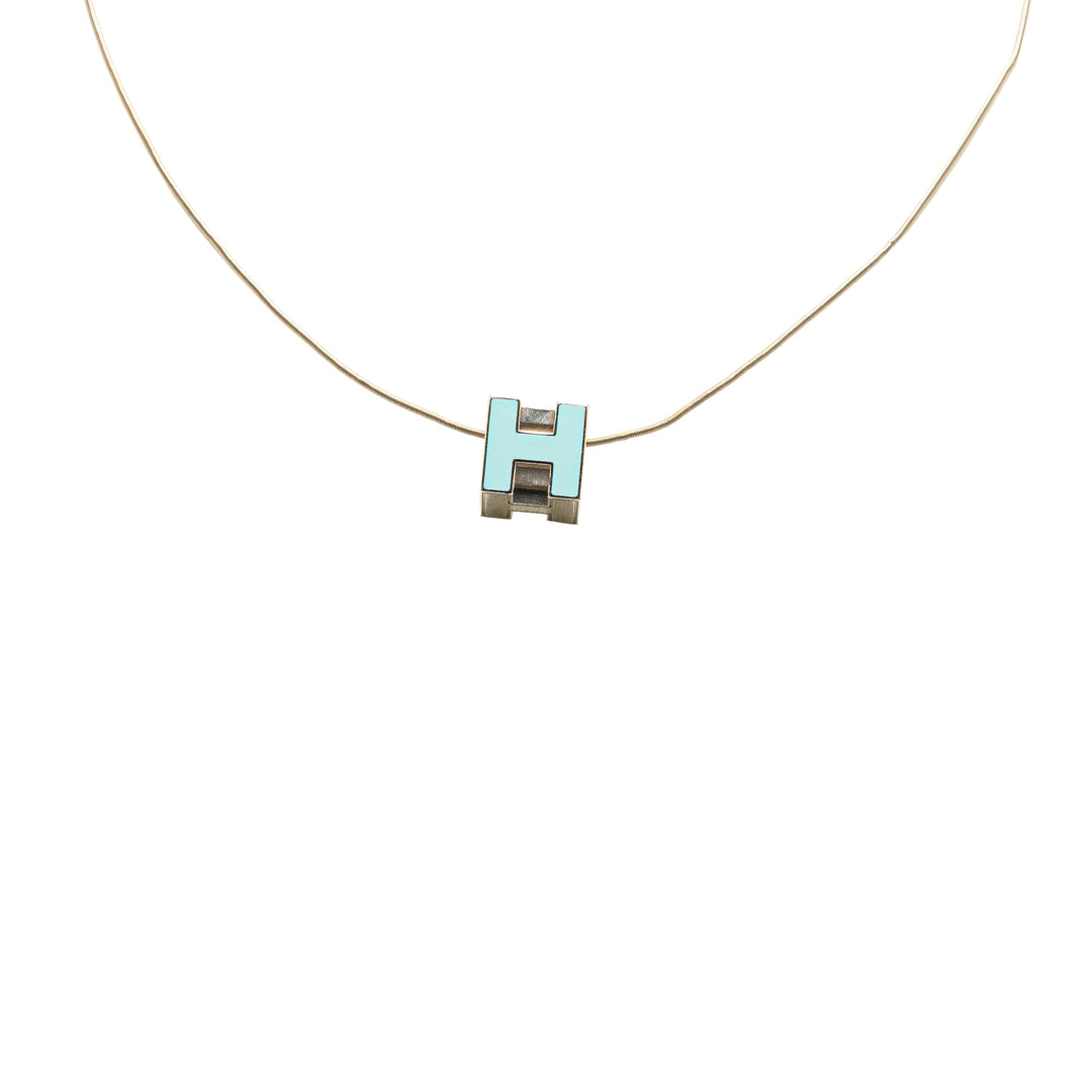 Cage dH Cube Necklace Silver - Gaby Paris