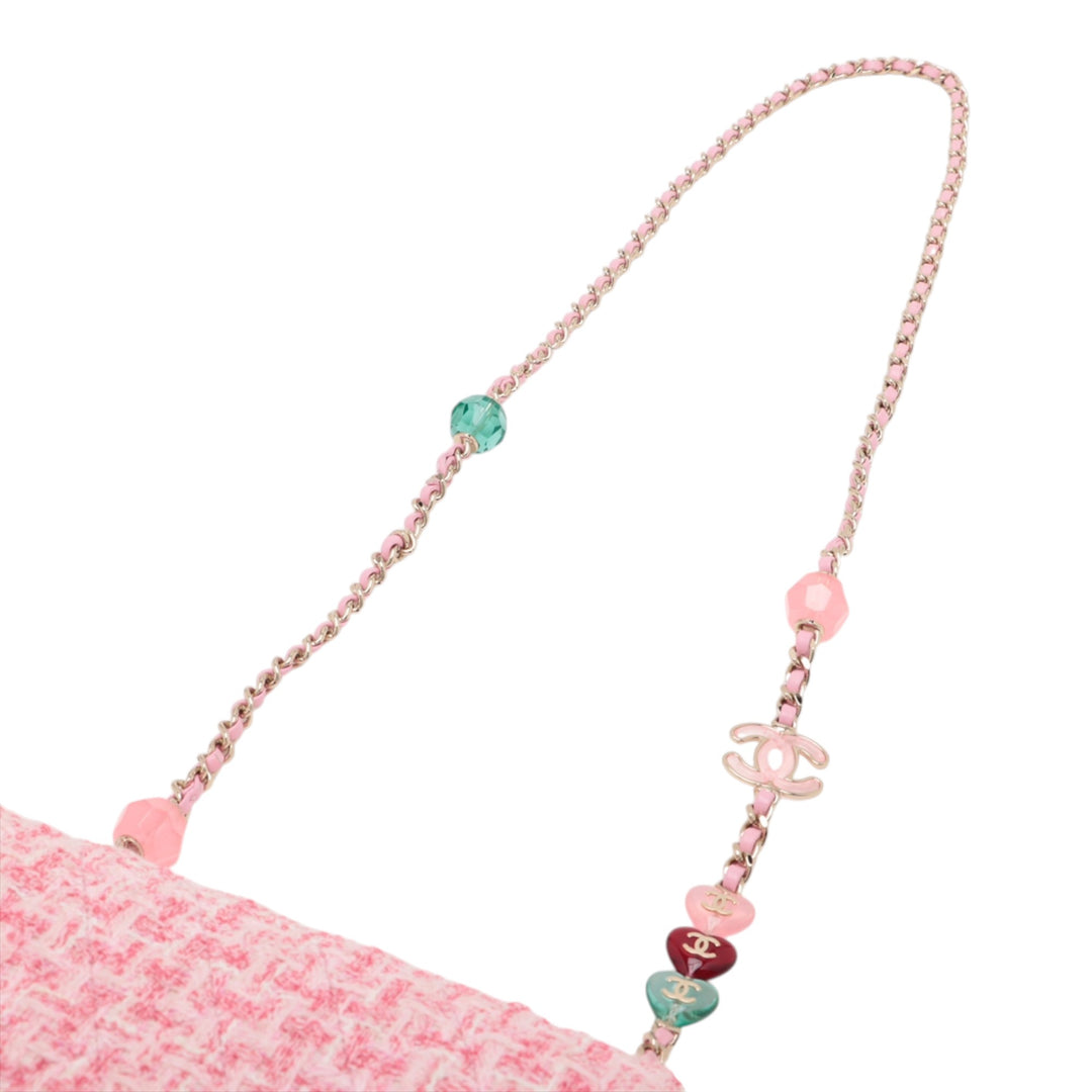Chanel Mini Rectangular Classic Tweed Simple rabat