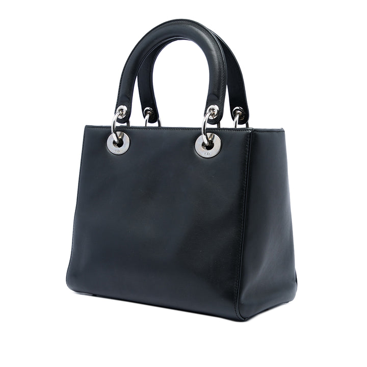 Dior Paradise Lady Dior Moyen Cuir de veau Noir – vue 2 – GABY PARIS
