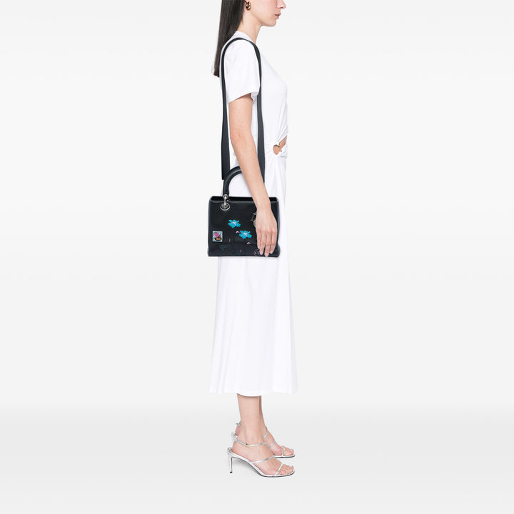 Dior Paradise Lady Dior Moyen Cuir de veau Noir – vue 5 – GABY PARIS