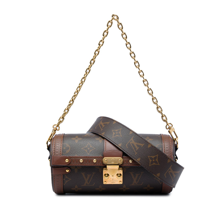 Louis Vuitton Sac à main Papillon Trunk Monogram Marron – vue principale – GABY PARIS