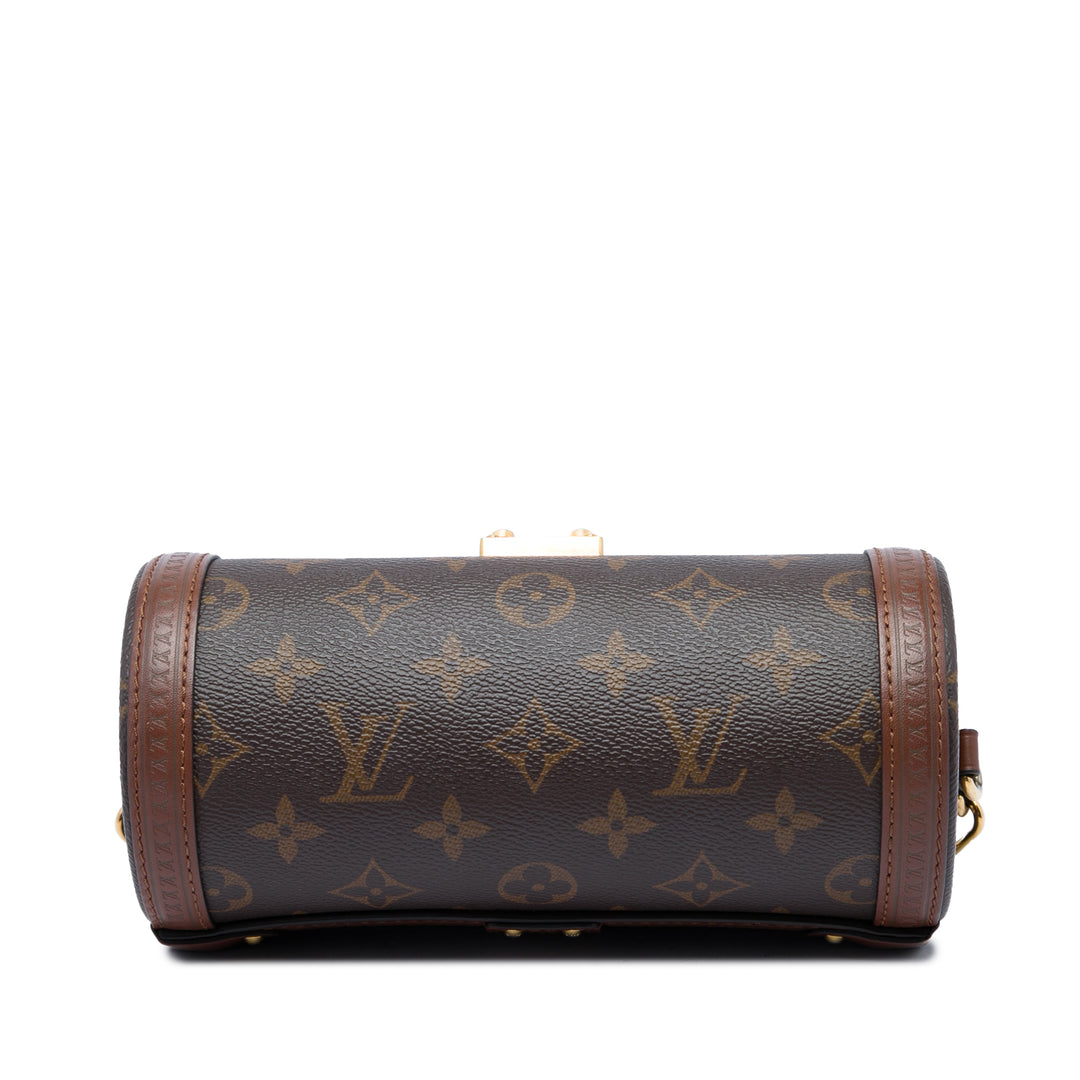 Louis Vuitton Sac à main Papillon Trunk Monogram Marron – vue 3 – GABY PARIS