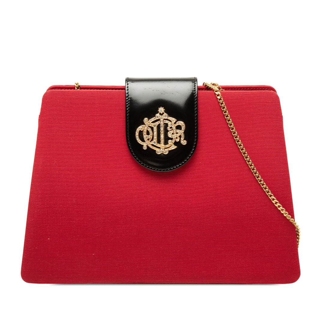 Dior Sac bandoulière Cristal Orné Logo Rouge – vue principale – GABY PARIS