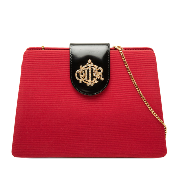 Dior Sac bandoulière Cristal Orné Logo Rouge – vue principale – GABY PARIS