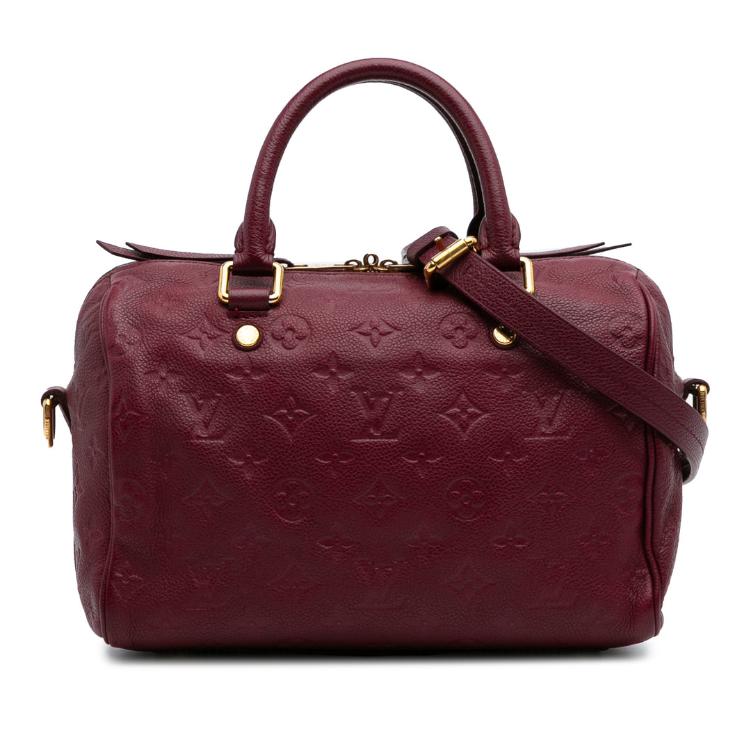 Monogram Empreinte Speedy Bandouliere 25 Red - Gaby Paris