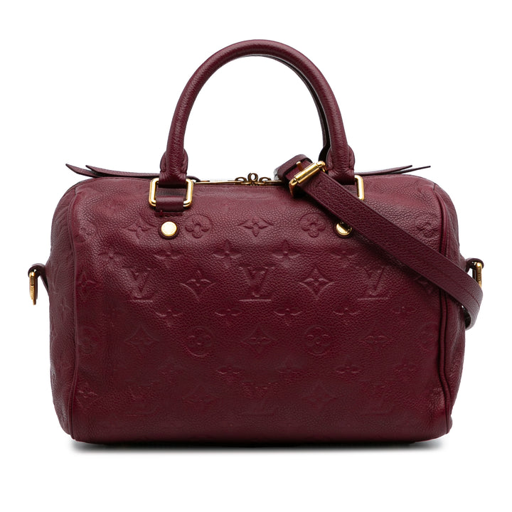 Monogram Empreinte Speedy Bandouliere 25 Red - Gaby Paris