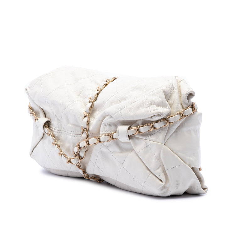 Chanel Matelassé Cuir de veau Midnight Swim Baluchon Sac
