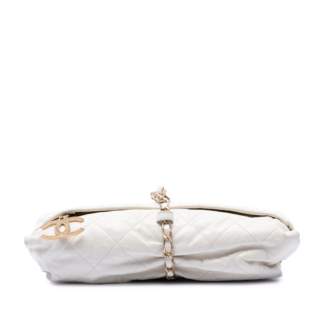 Chanel Matelassé Cuir de veau Midnight Swim Baluchon Sac