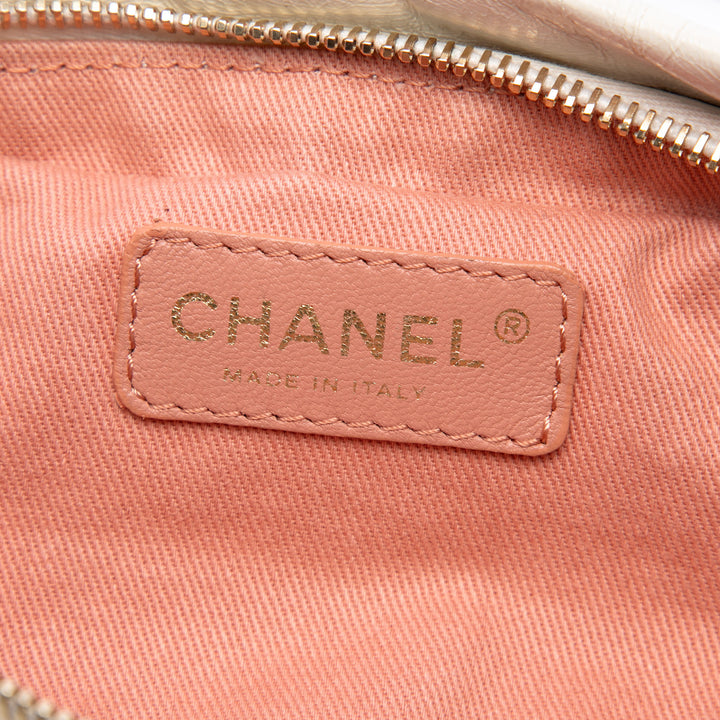 Chanel Matelassé Cuir de veau Midnight Swim Baluchon Sac
