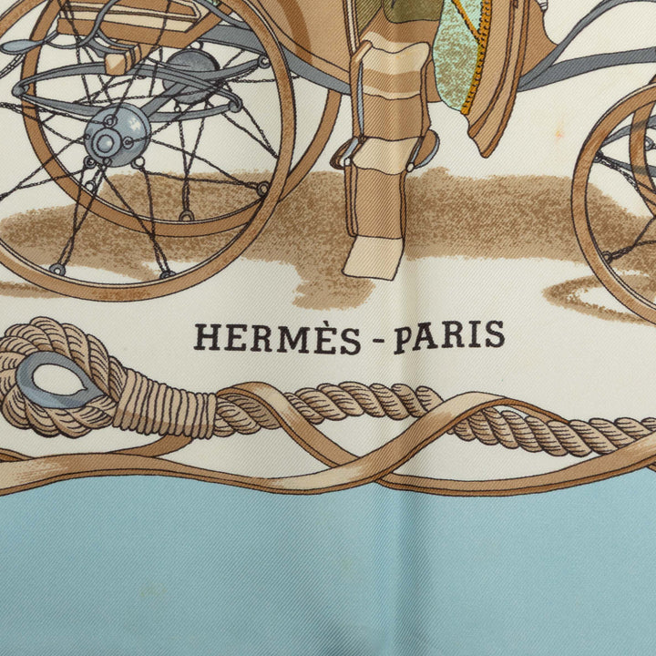 Hermès Musee Foulard 90 Multi Multicolore – vue 3 – GABY PARIS
