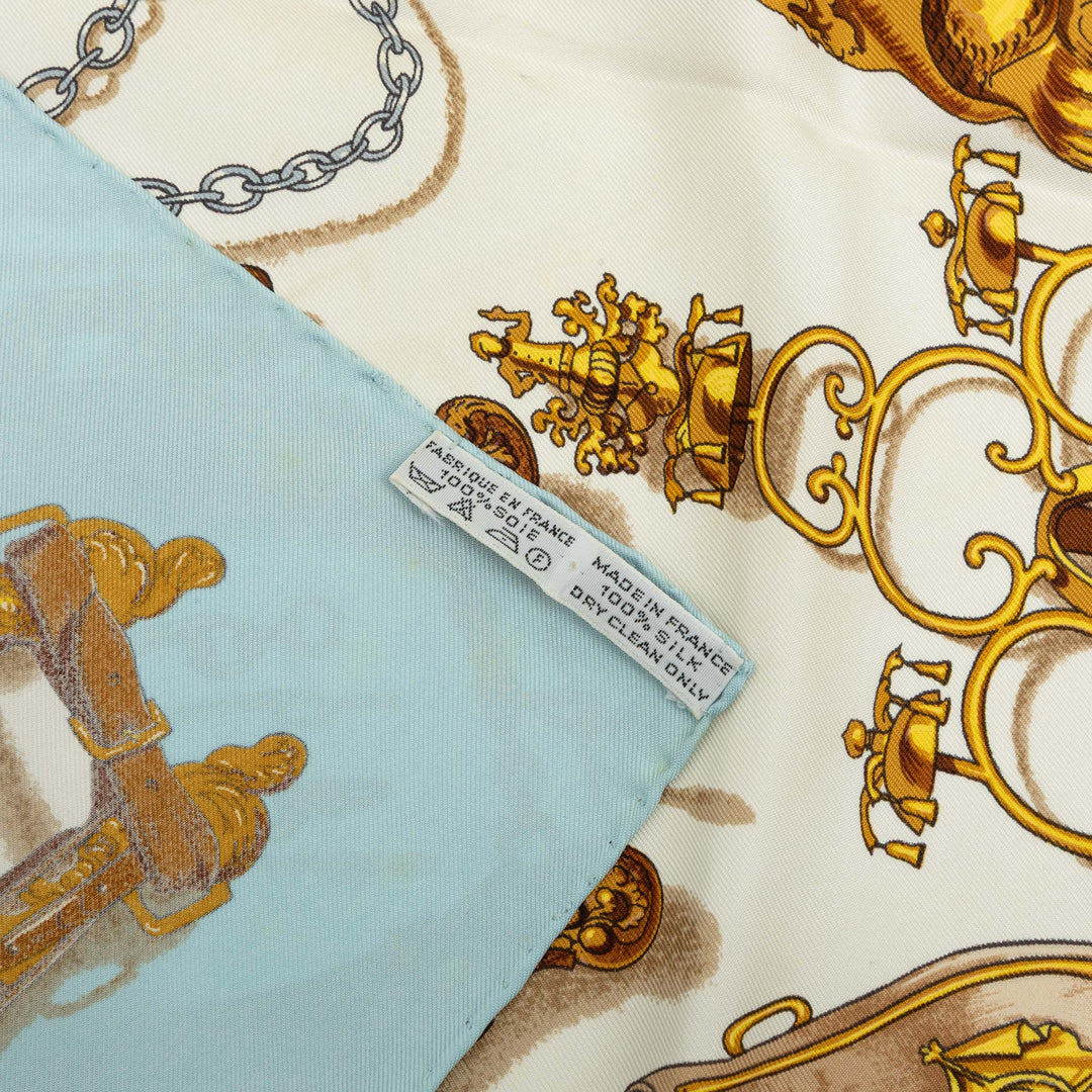 Hermès Musee Foulard 90 Multi Multicolore – vue 8 – GABY PARIS