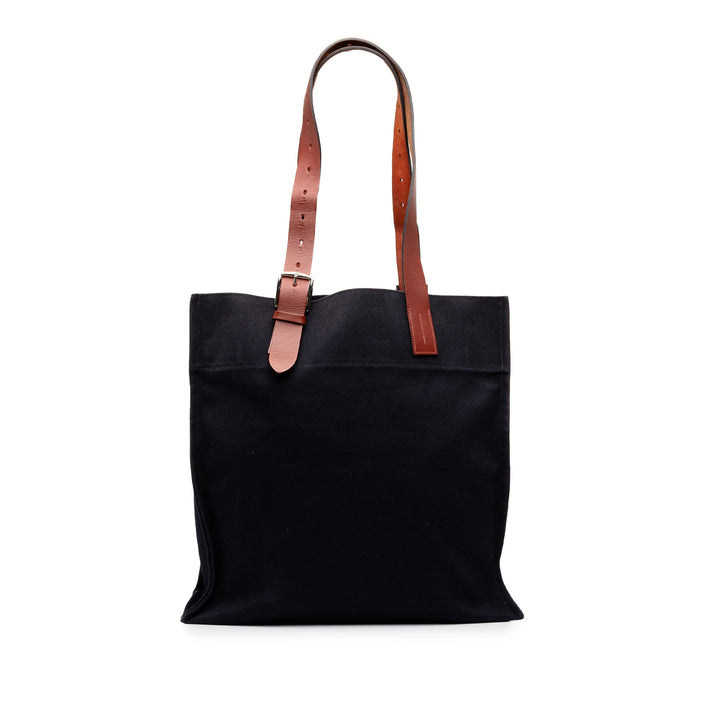 Hermès Etriviere Cabas Bleu – vue principale – GABY PARIS