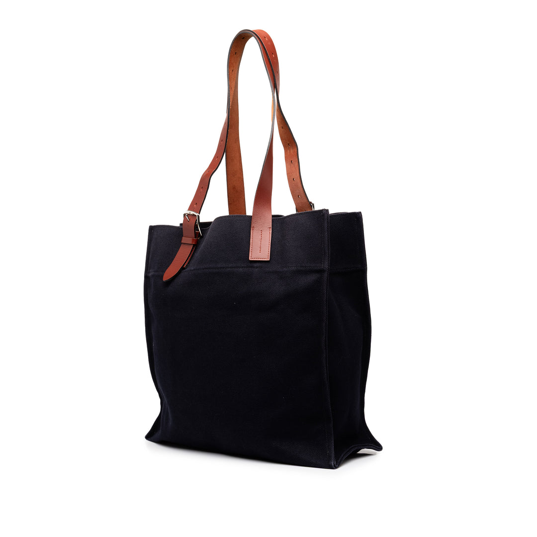 Hermès Etriviere Cabas Bleu – vue 2 – GABY PARIS
