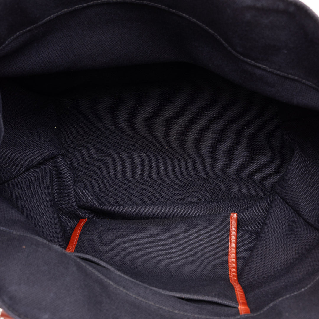 Hermès Etriviere Cabas Bleu – vue 4 – GABY PARIS