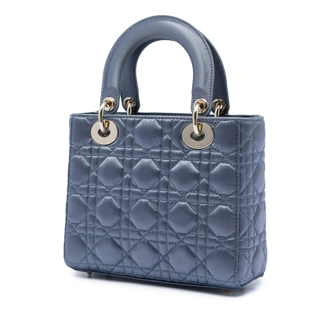 Dior Small Satin Cannage Swarovski Lady Dior