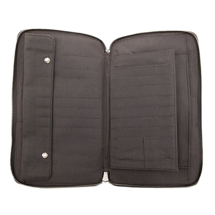 Hermès Toile Fourre Tout Zippy Organizer Wallet Gris – GABY PARIS Authentique