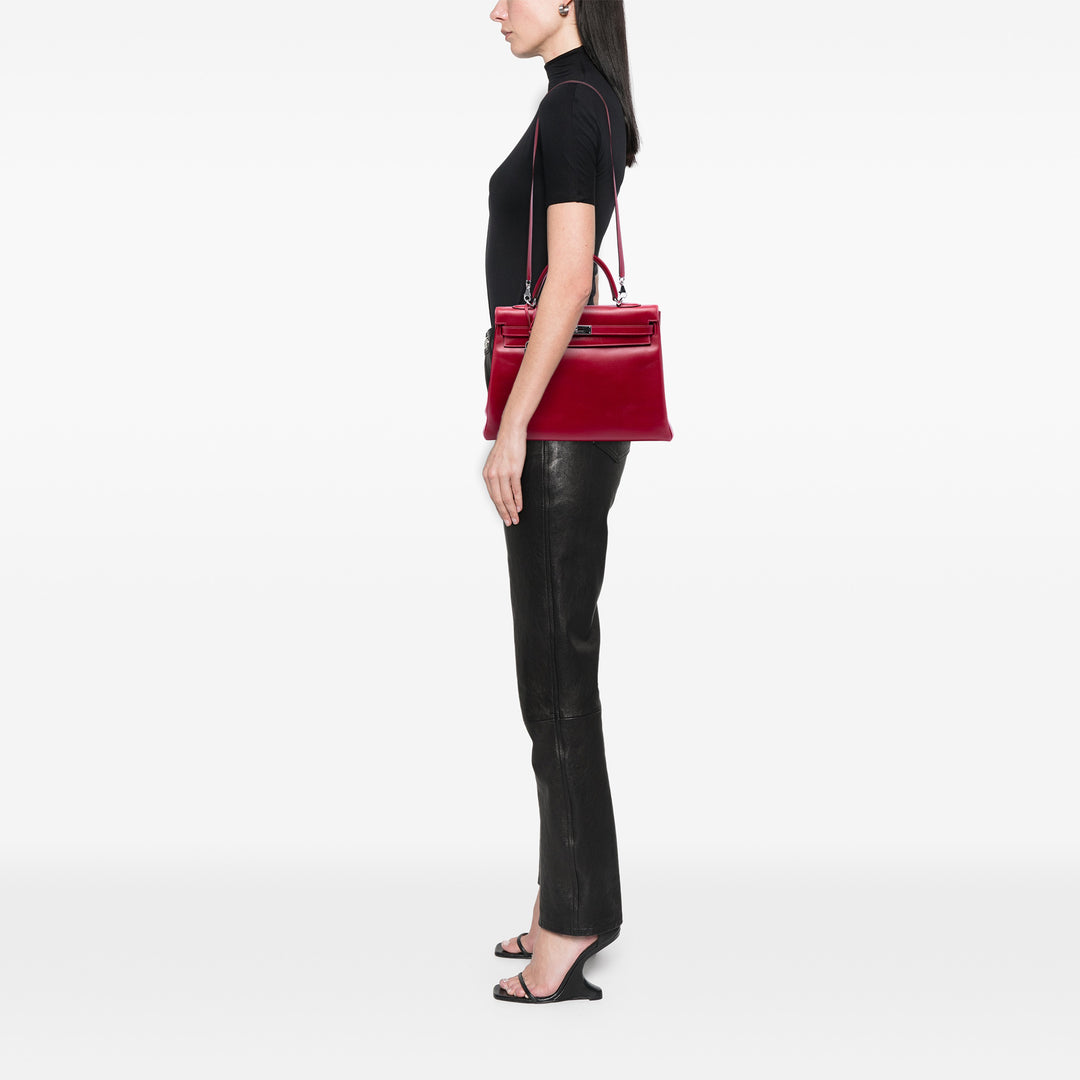 Hermès Tadelakt Verso Kelly II Retourne 35