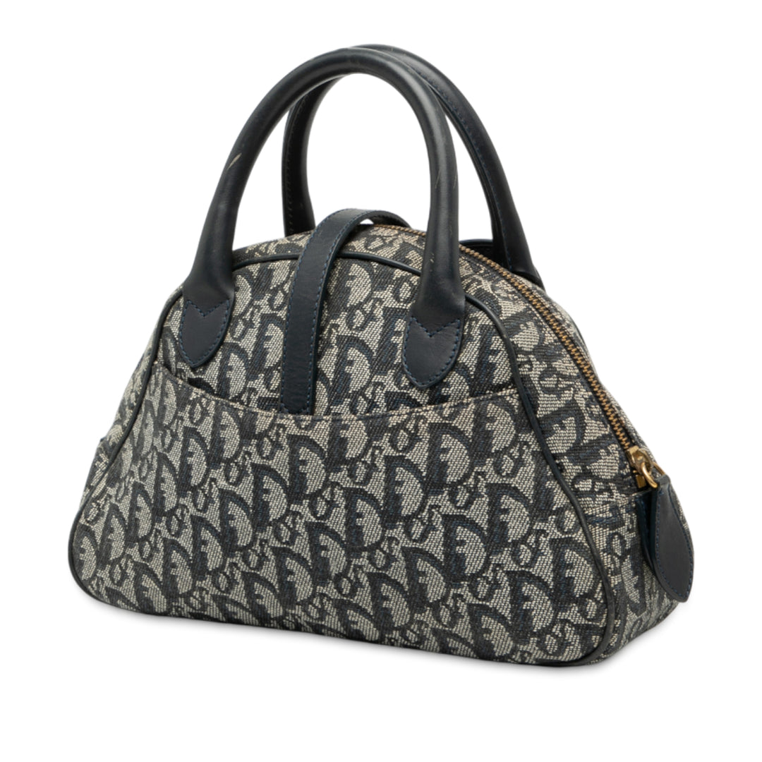 Dior Diorissimo Trotter Double Saddle Bowler Sac Mini Bleu