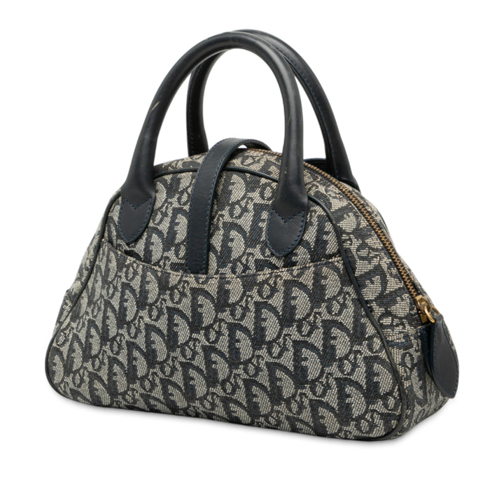 Dior Diorissimo Trotter Double Saddle Bowler Sac Mini Bleu