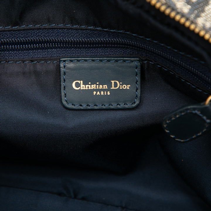 Dior Diorissimo Trotter Double Saddle Bowler Sac Mini Bleu